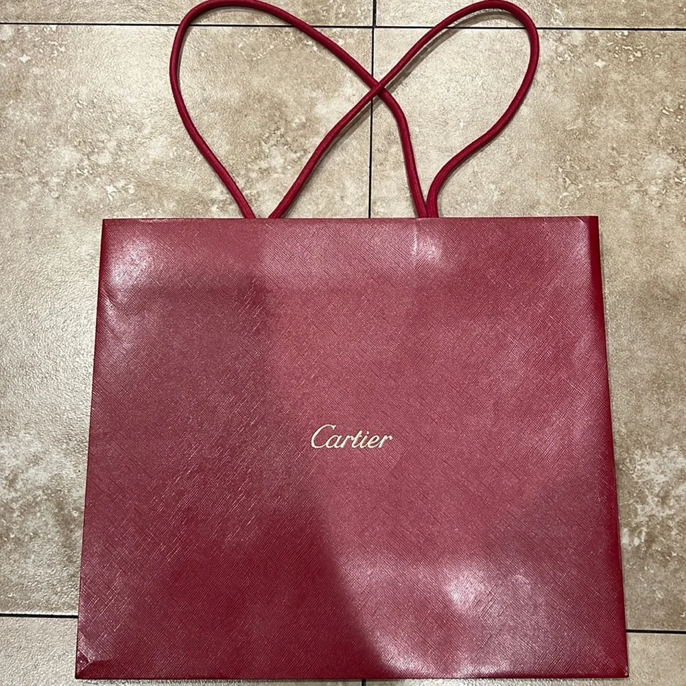 Cartier authentic gift bag